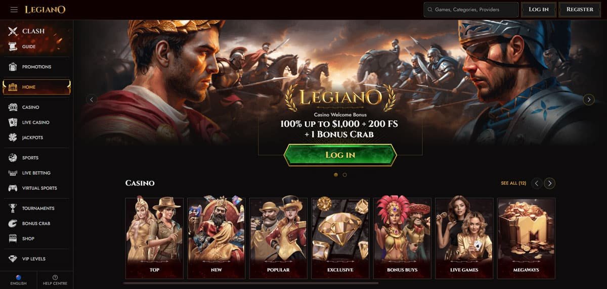 Legiano main page