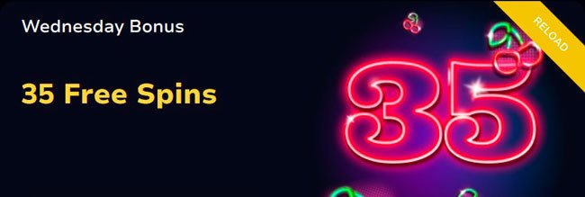 7bit Casino Wednesday bonus 35 FS