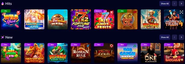 7bitcasino Games Library