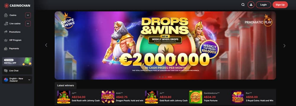 CasinoChan Casino Official Website