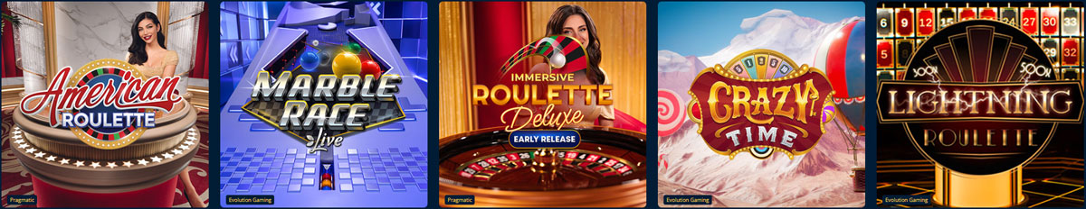 Dream Vegas games
