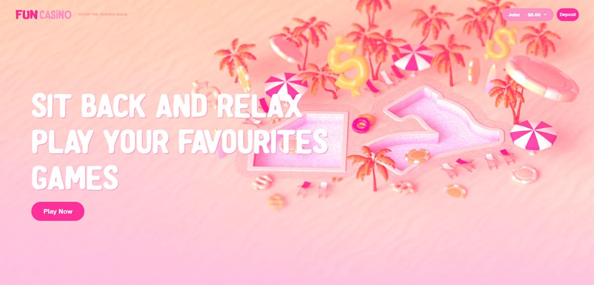 Fun Casino main page