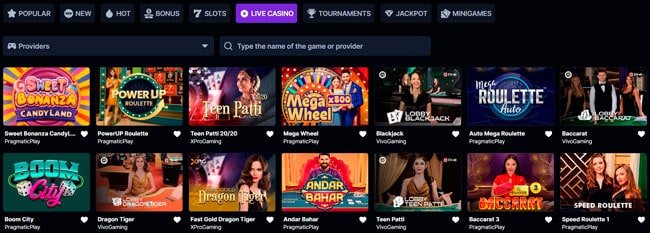 Hash Lucky Live Casino