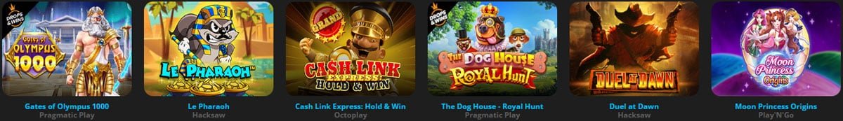 HeyCasino games