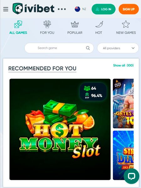 IviBet Casino Mobile