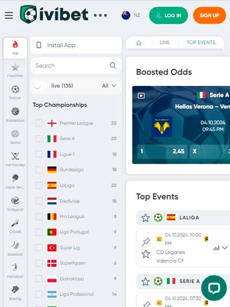 IviBet Casino Mobile Sports Betting