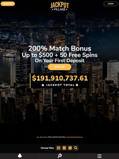 Jackpot Village Casino Mobile Site