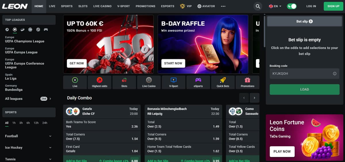 Leon Casino Official Website