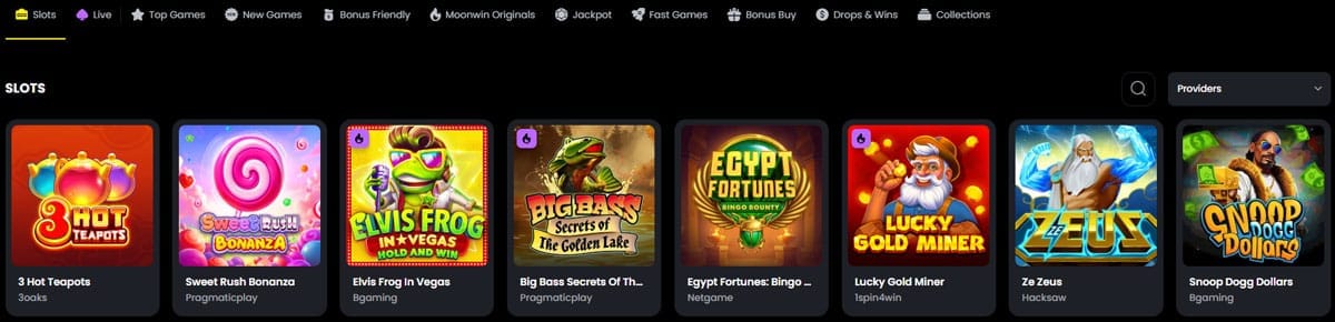 Moonwin Games Library