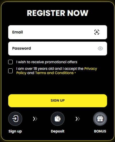 Moonwin Casino Registration