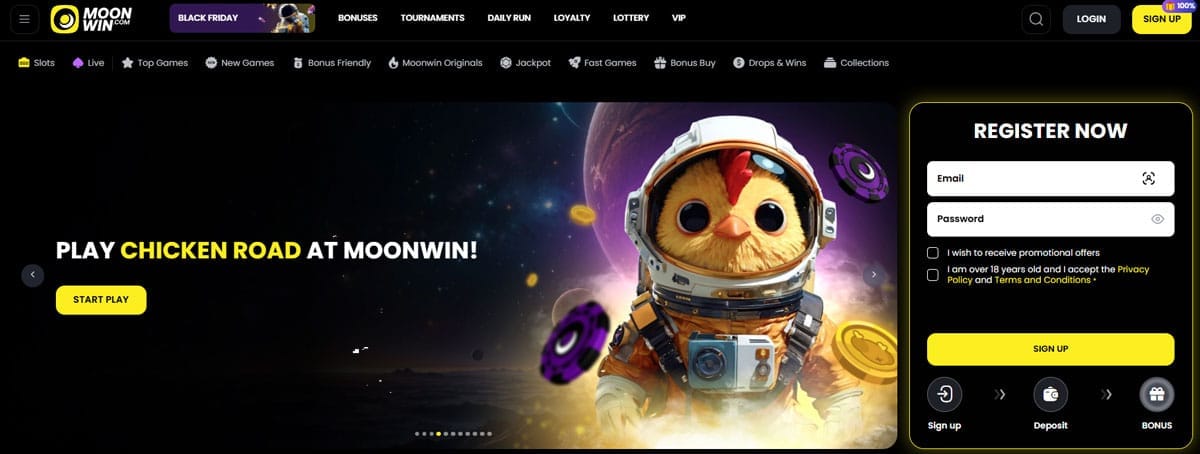 Moonwin Casino Official Website