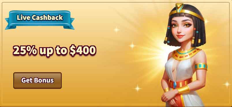 My Empire Casino Live Cashback