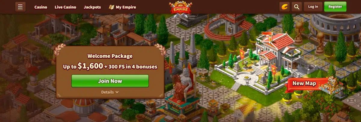 Oficiální web My Empire Casino
