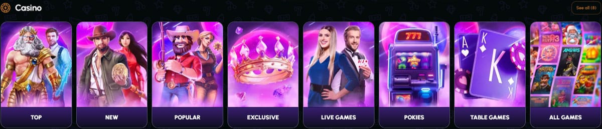 Nova Jackpot games