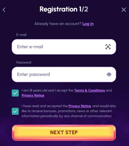 Nova Jackpot registrations