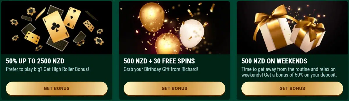Richard Casino Bonuses