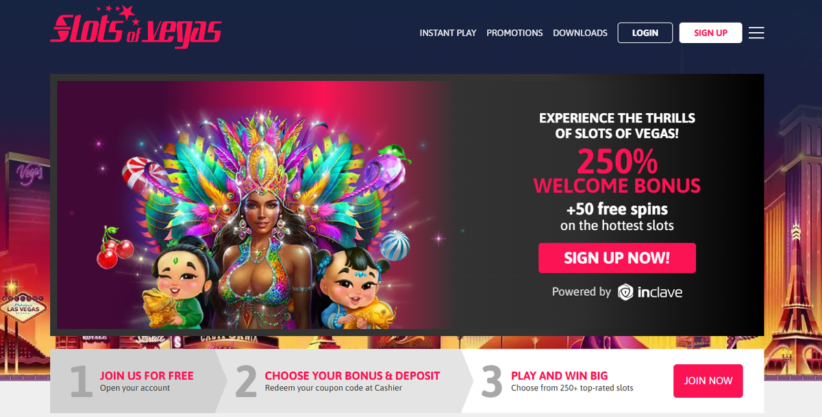 Slots of Vegas Main Page