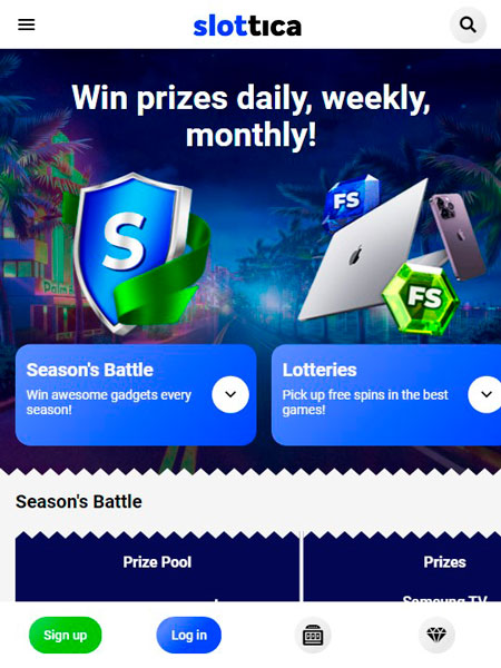 Slottica Mobile Bonuses