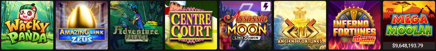 SpinCasino games
