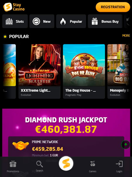 Stay Casino Mobile Site