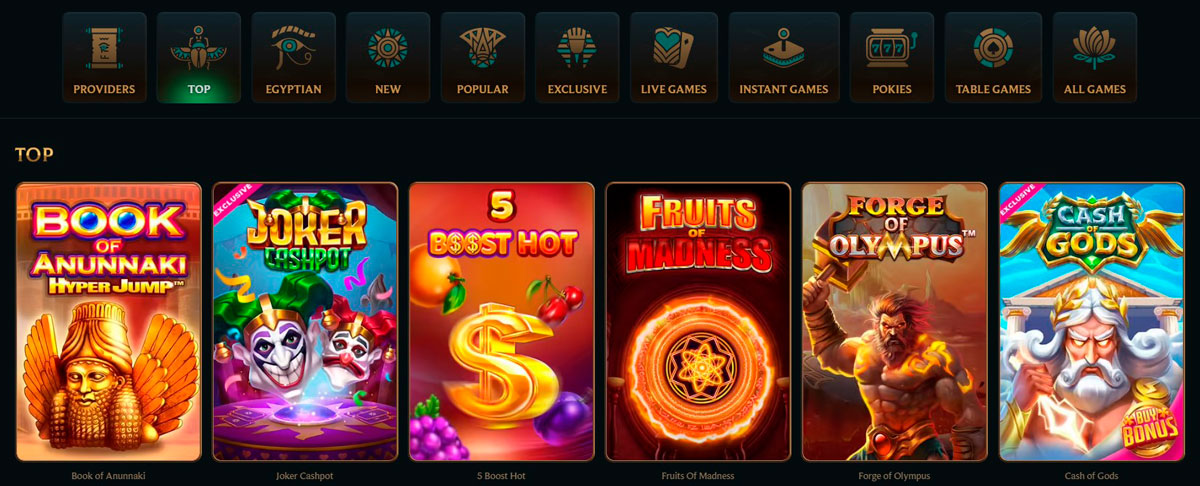 Talismania Casino Top Pokies