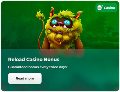 Verde Casino Reload Bonus