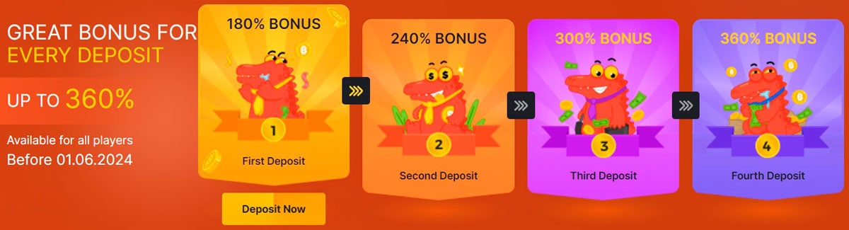 Welcome bonuses BC Game Casino